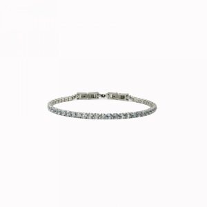 Silver-colored Tennis Bracelet