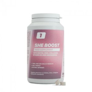 She Boost - Multi-action supplement for energy, beauty, and defenses