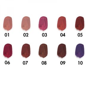 Lip Velvet Super Wear PRO shades Sorgenta